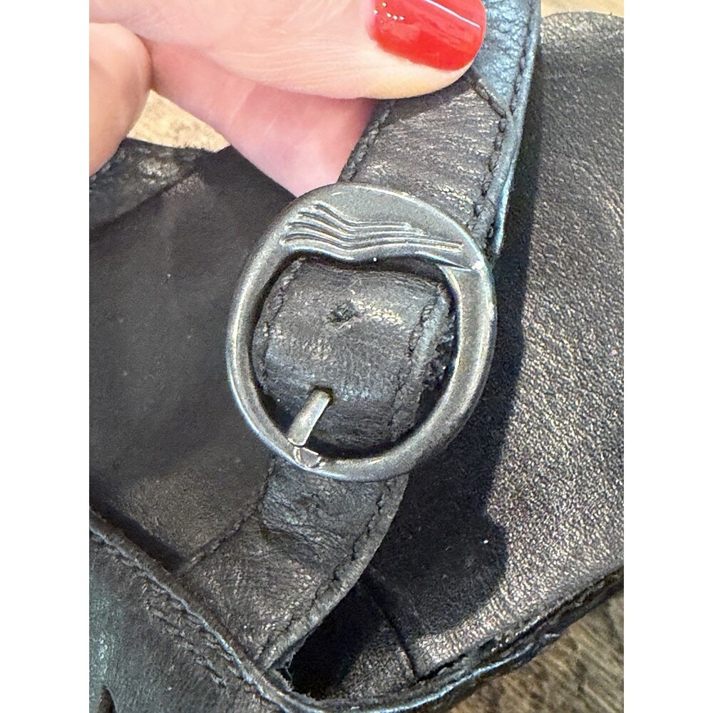 Dansko Trista Black Leather Mary Jane Slingback Clogs Women’s Sz EU 40/US 9.5-10 - Picture 10 of 11